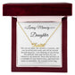 In Loving Memory of Your Daughter Personalized Name Necklace