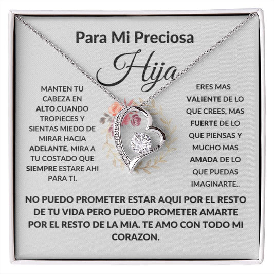 Para Mi Preciosa Hija Forever Love Collar