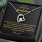 To My Gorgeous Girlfriend Loving You Forever Love Necklace